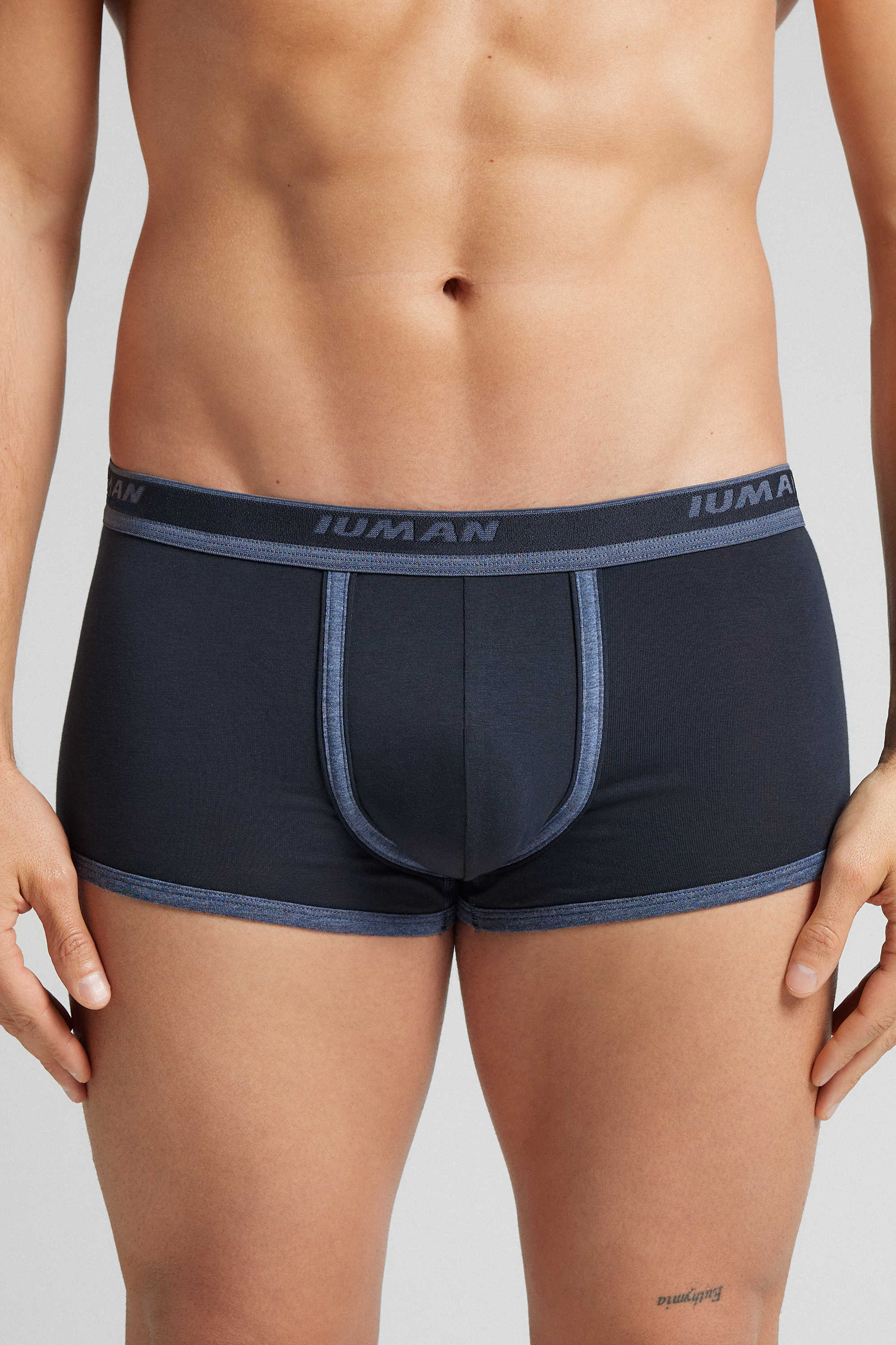 Boxer in Cotone Superior con Logo