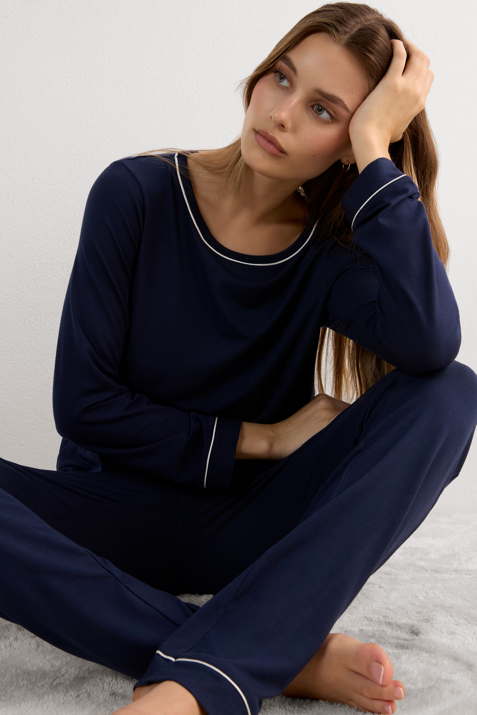Maglia Manica Lunga in Modal