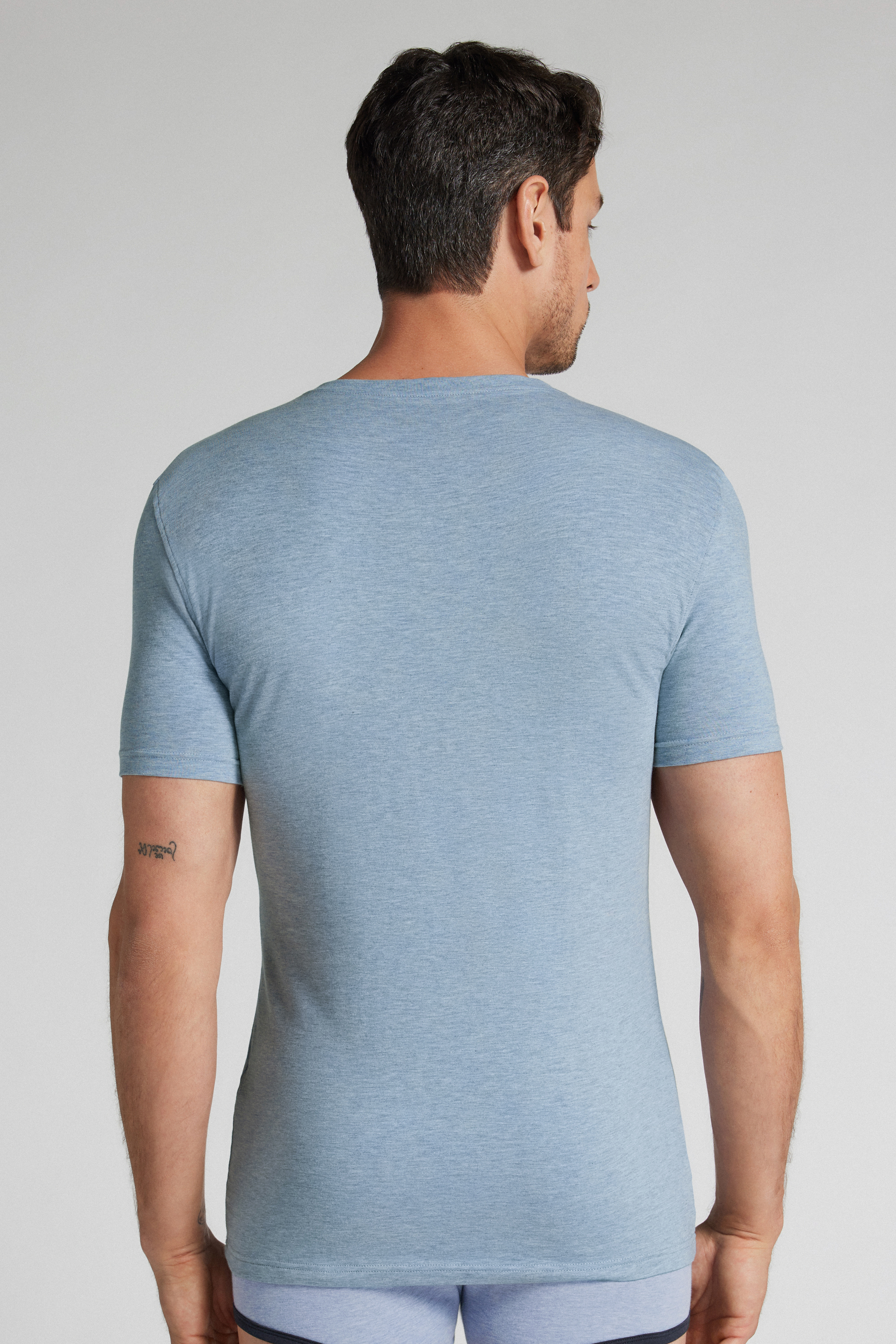 T-Shirt in Cotone Superior Elasticizzato