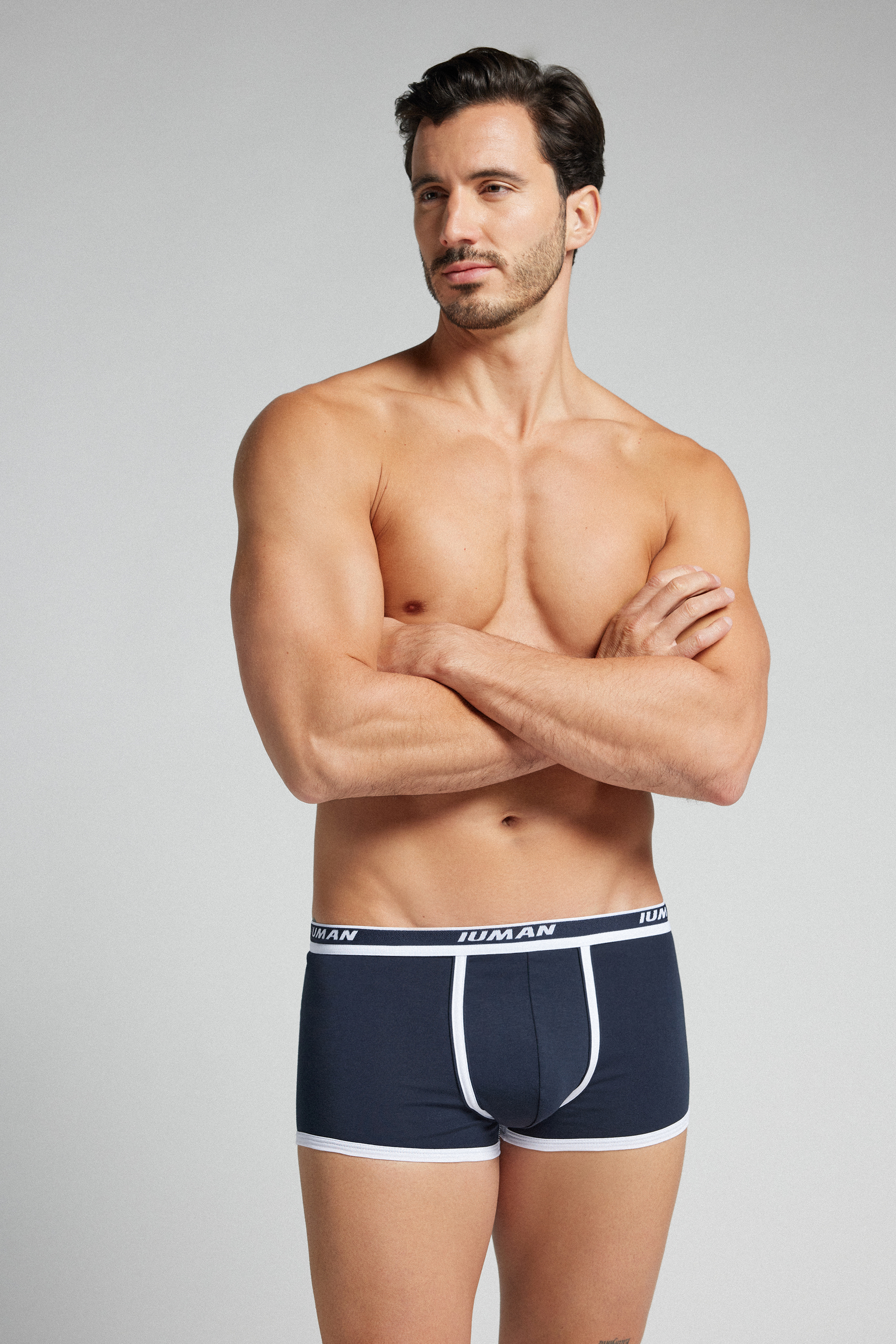 Boxer in Cotone Superior con Logo