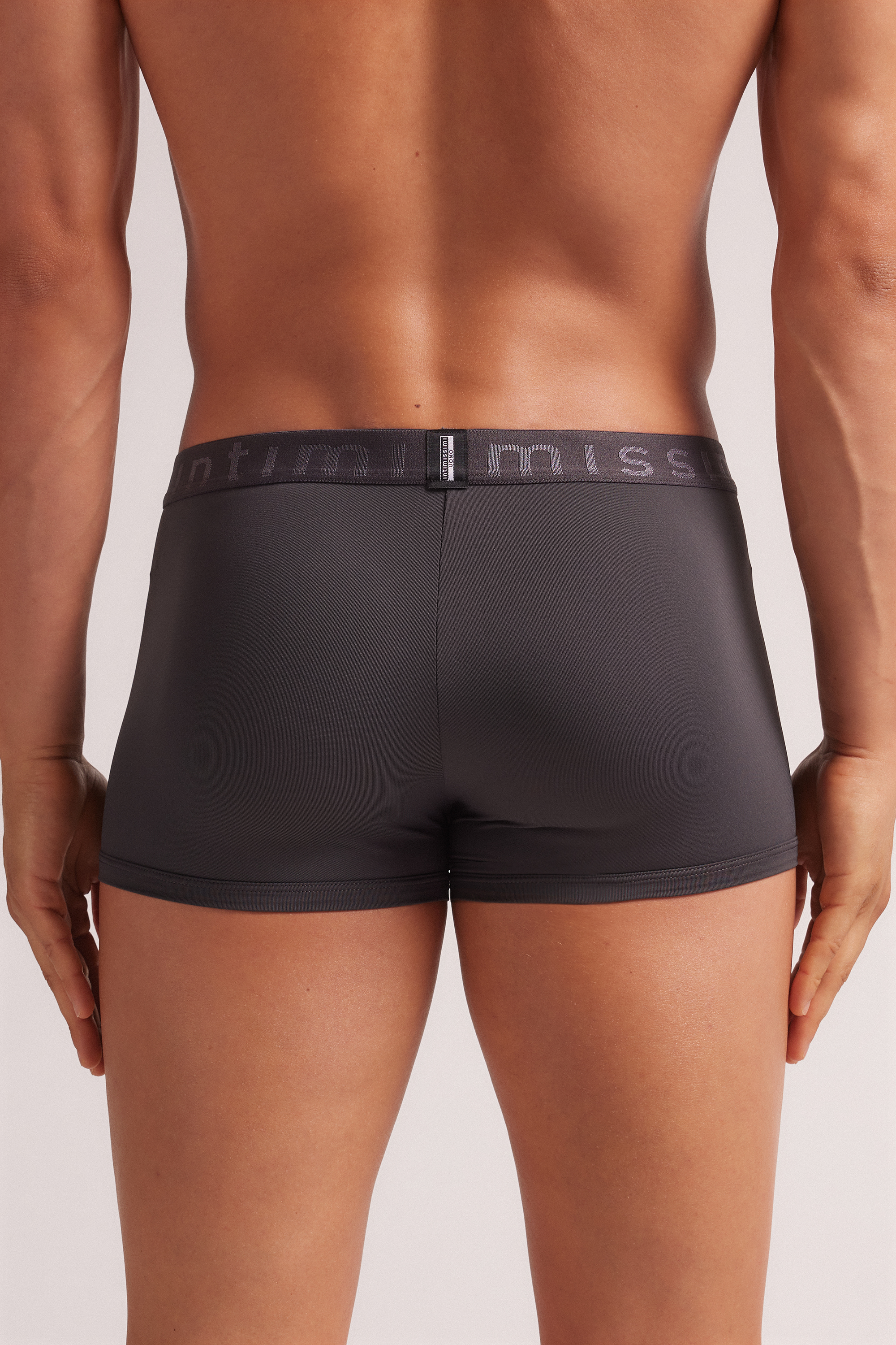Boxer in Microfibra con Logo