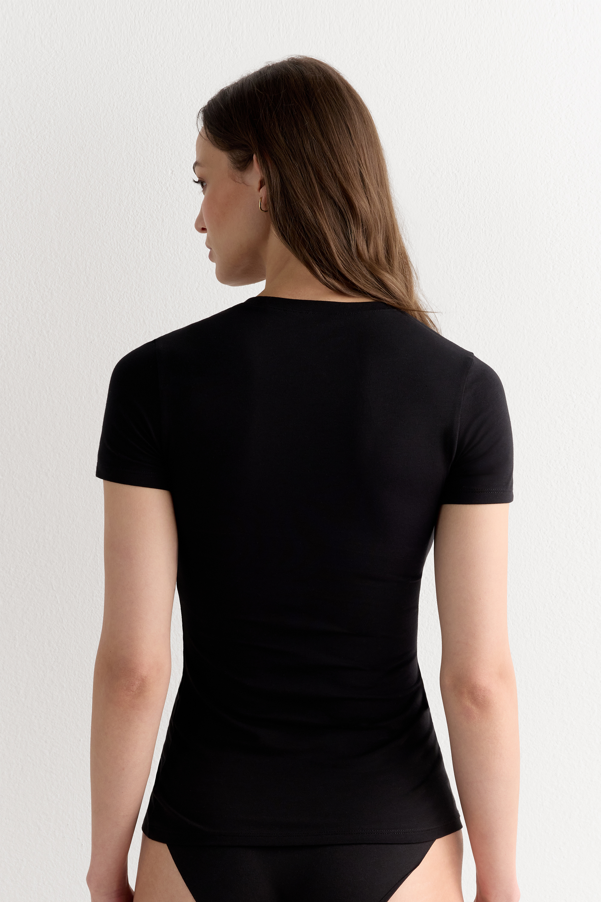 Maglia Manica Corta in Cotone Superior Elasticizzato