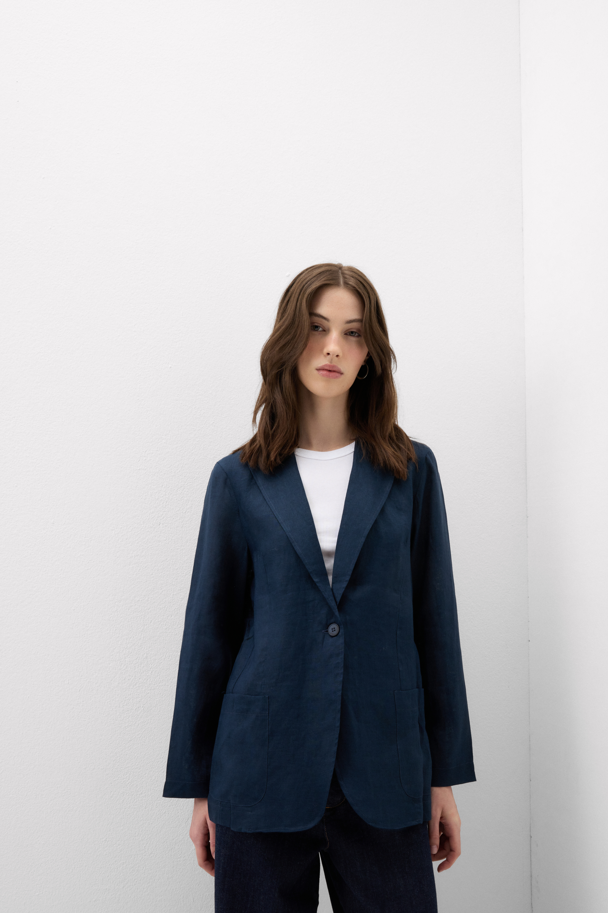 Giacca in Tela di Lino The Pure Linen