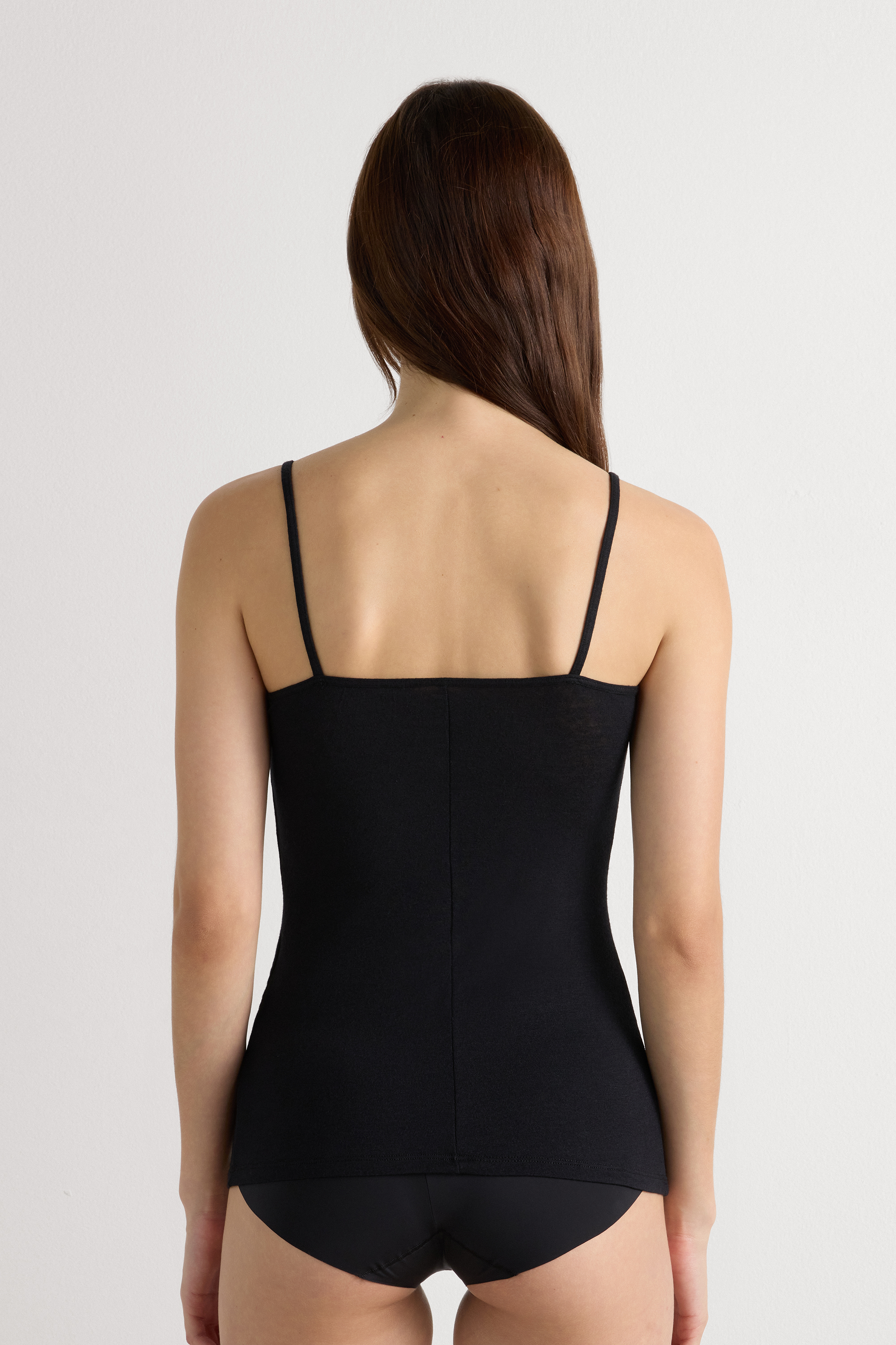 Top in Modal Ultralight con Cashmere con Pizzo