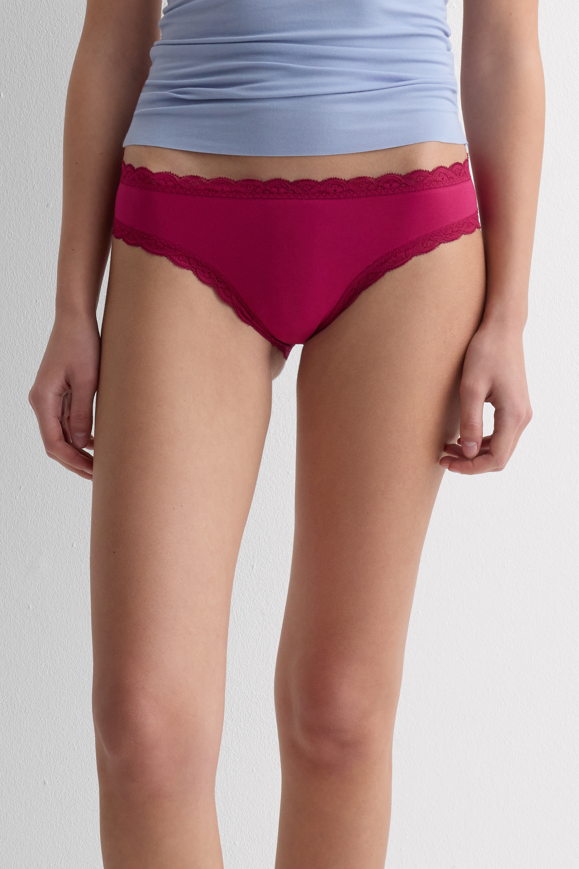 Slip in Cotone e Pizzo