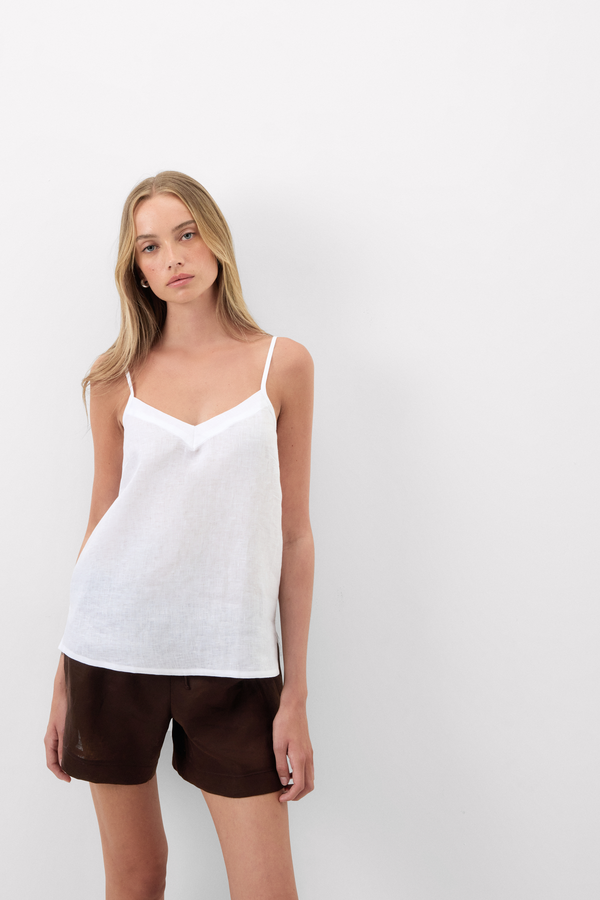 Top in Tela di Lino The Pure Linen