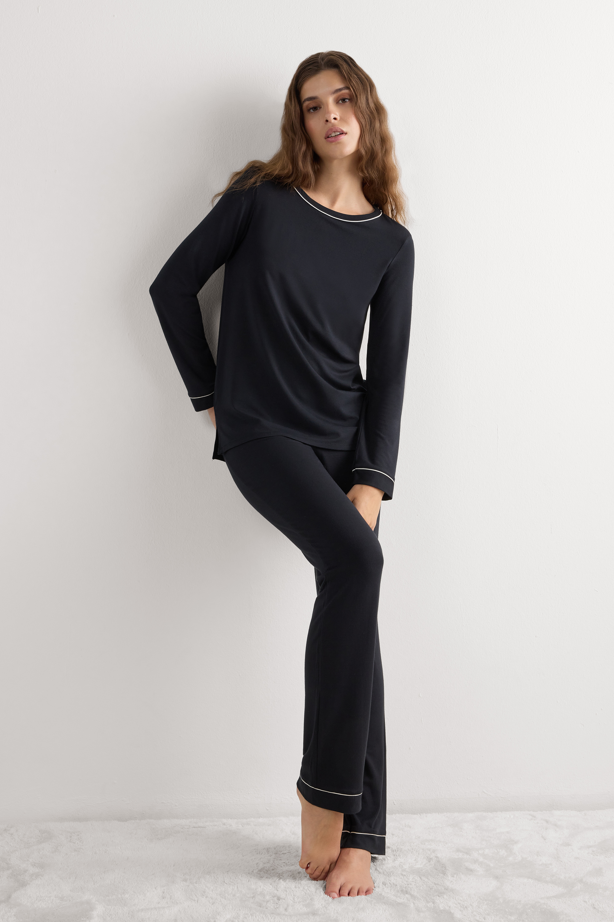 Maglia Manica Lunga in Modal