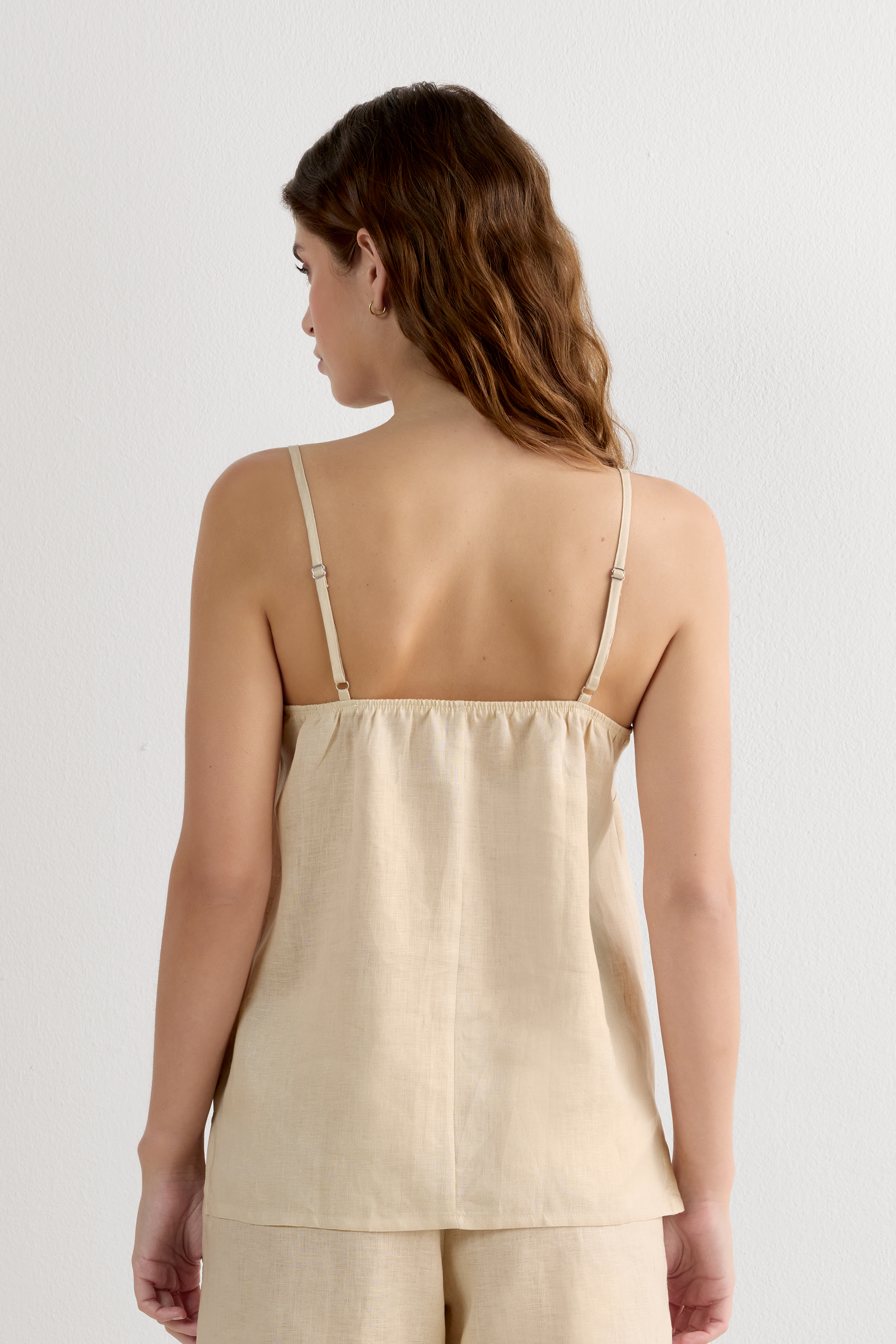 Top in Tela di Lino The Pure Linen