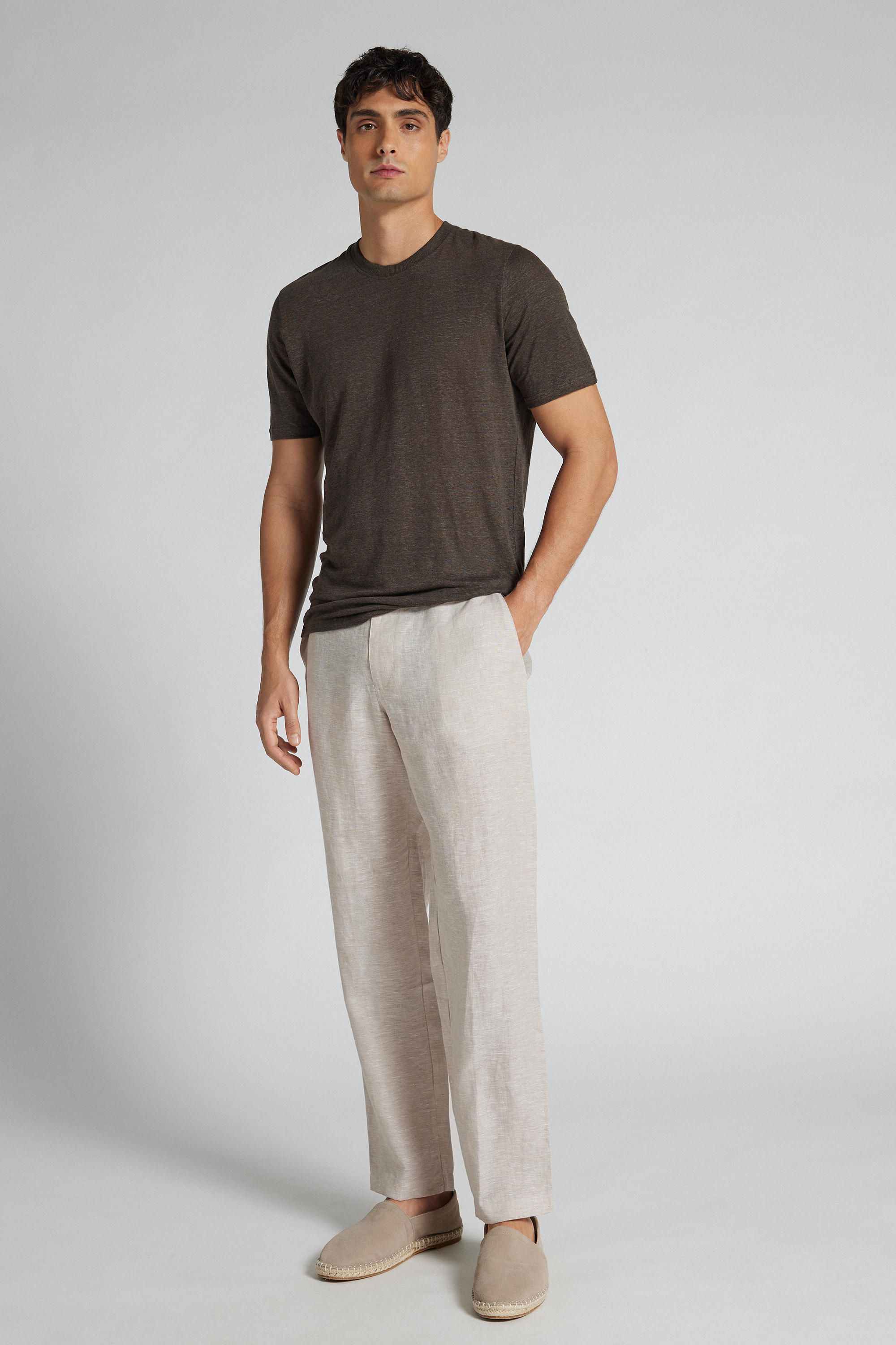 Pantaloni Lunghi in 100% Lino