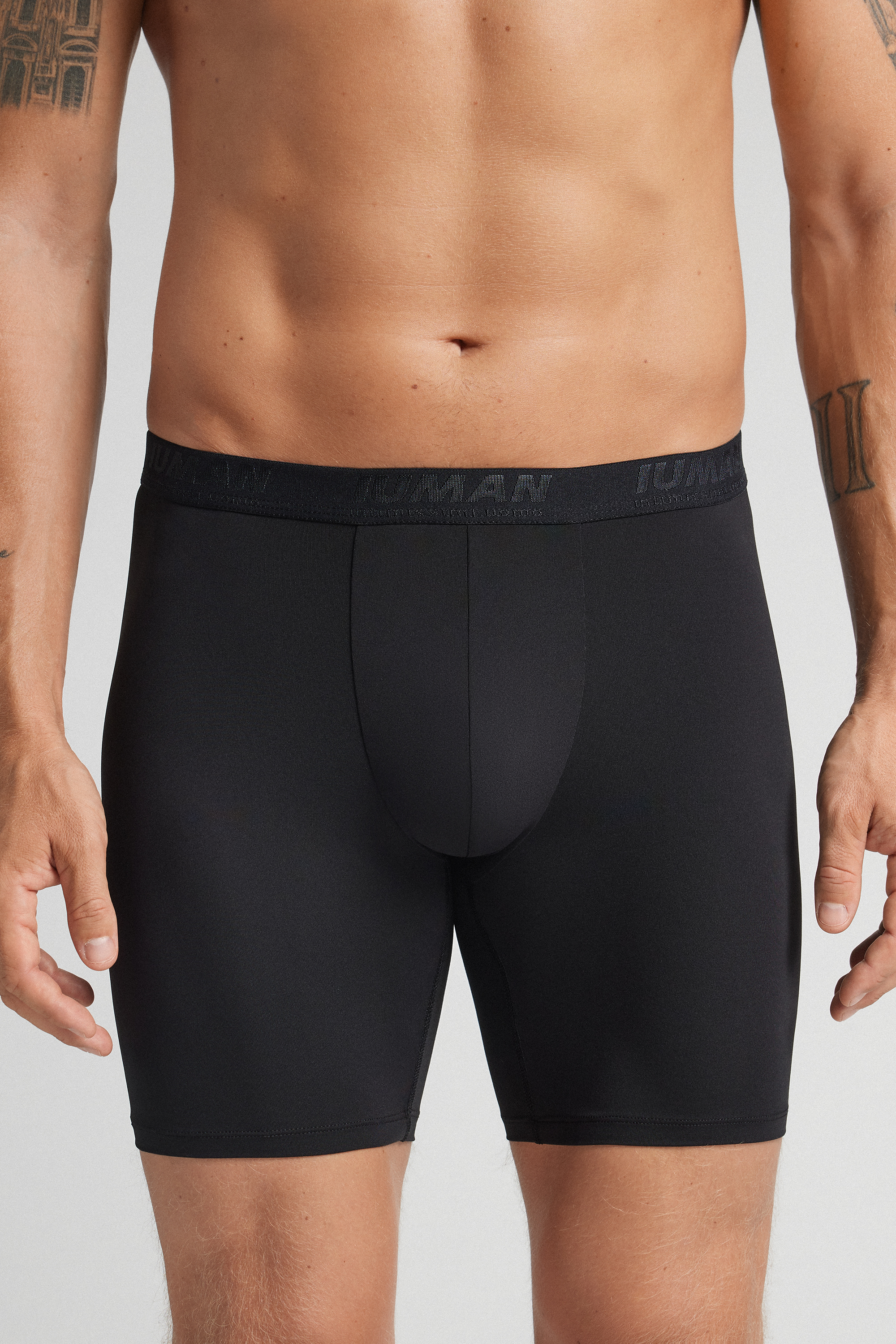 Boxer Lungo in Microfibra