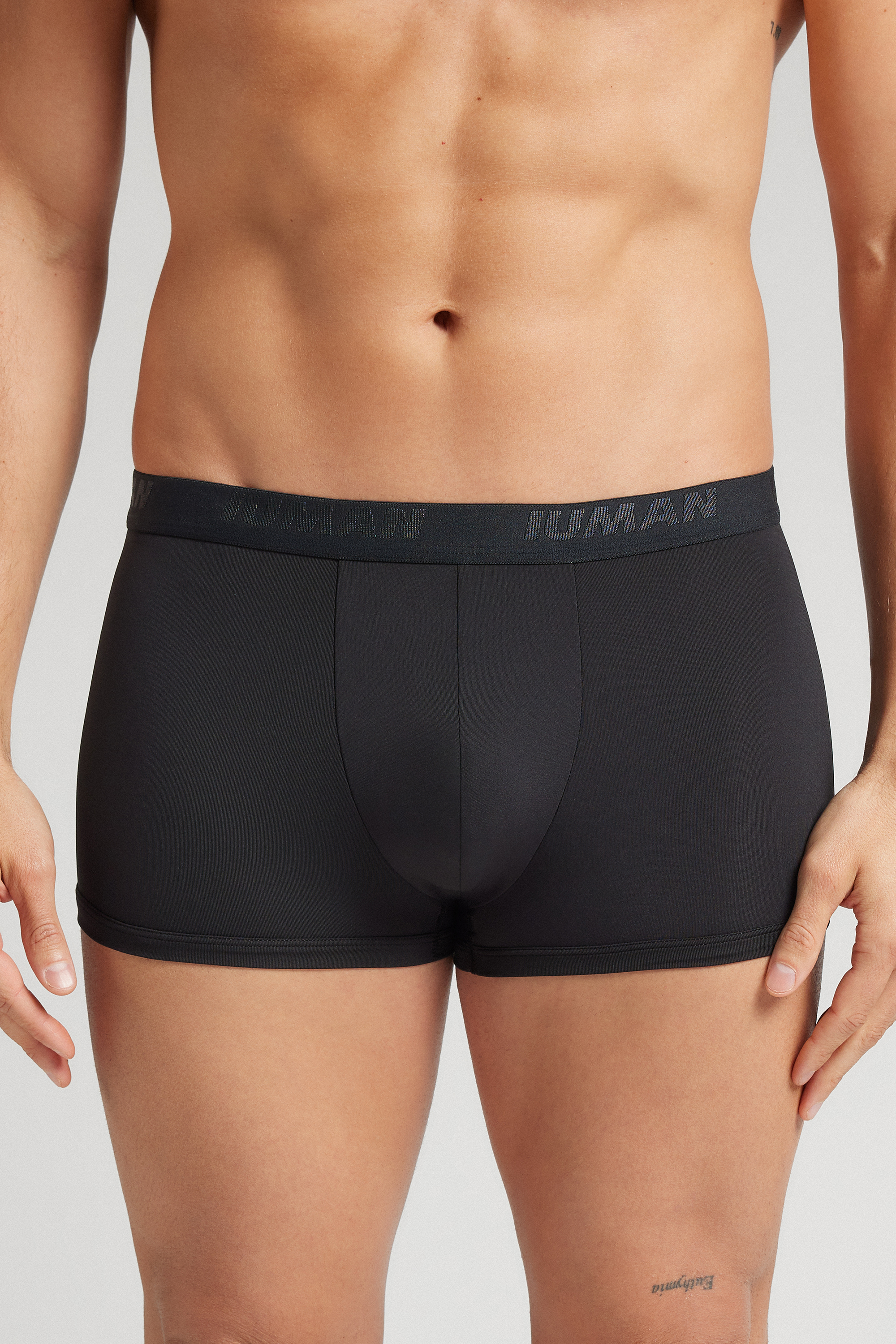 Boxer in Microfibra con Logo