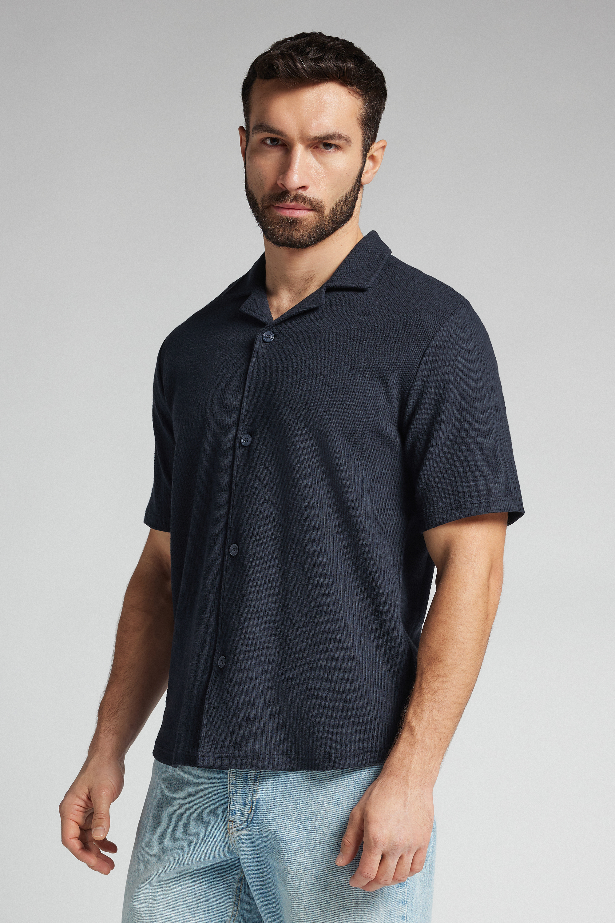 Camicia Manica Corta Bowling