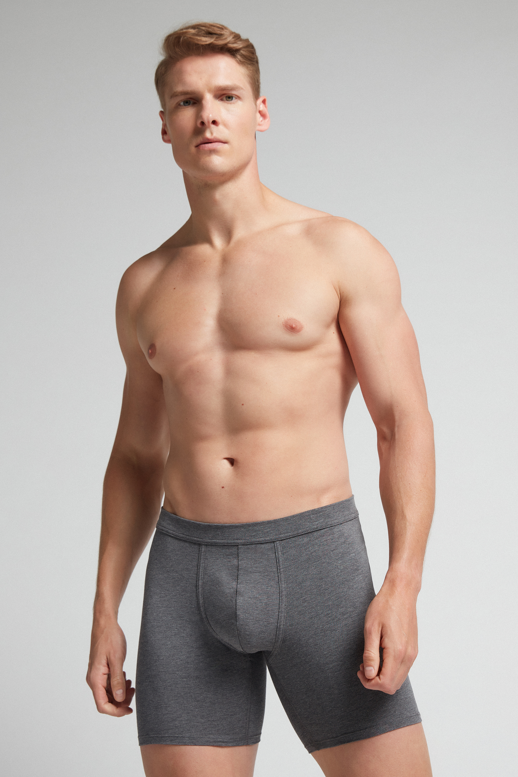 Boxer Lungo in Cotone Superior