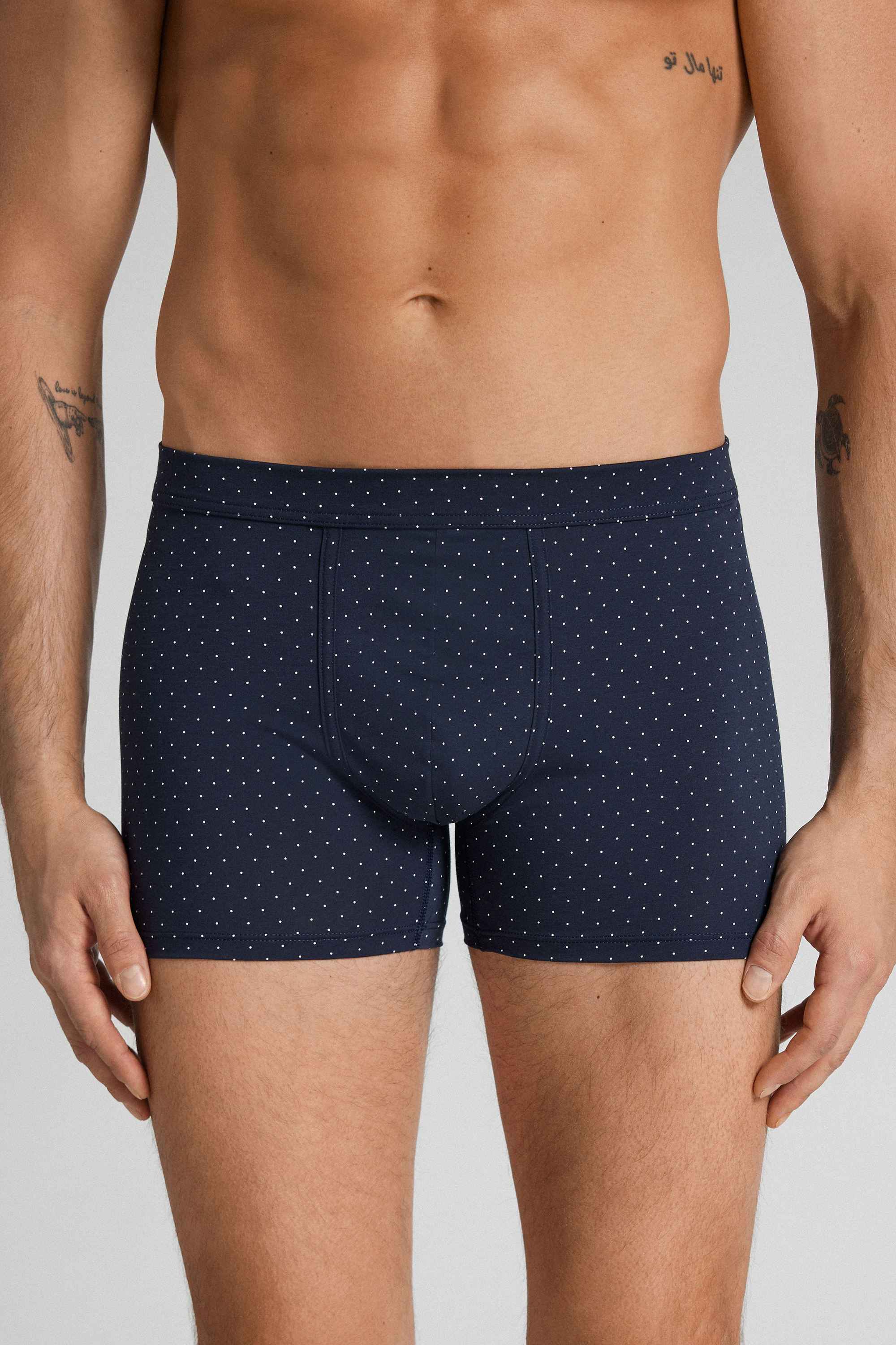 Boxer Cotone Mercerizzato filo Premium Stampa Pois