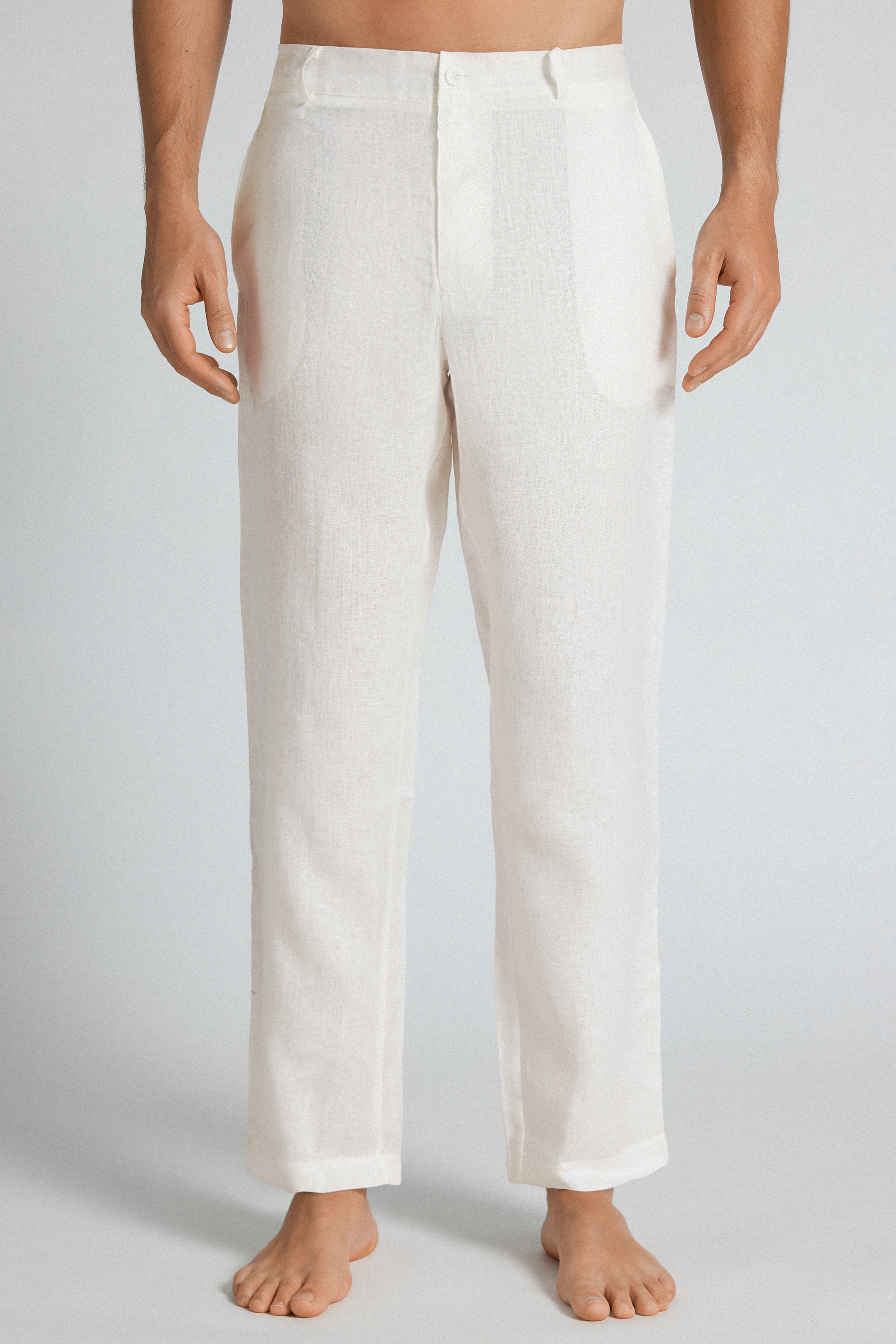 Pantaloni Lunghi in 100% Lino