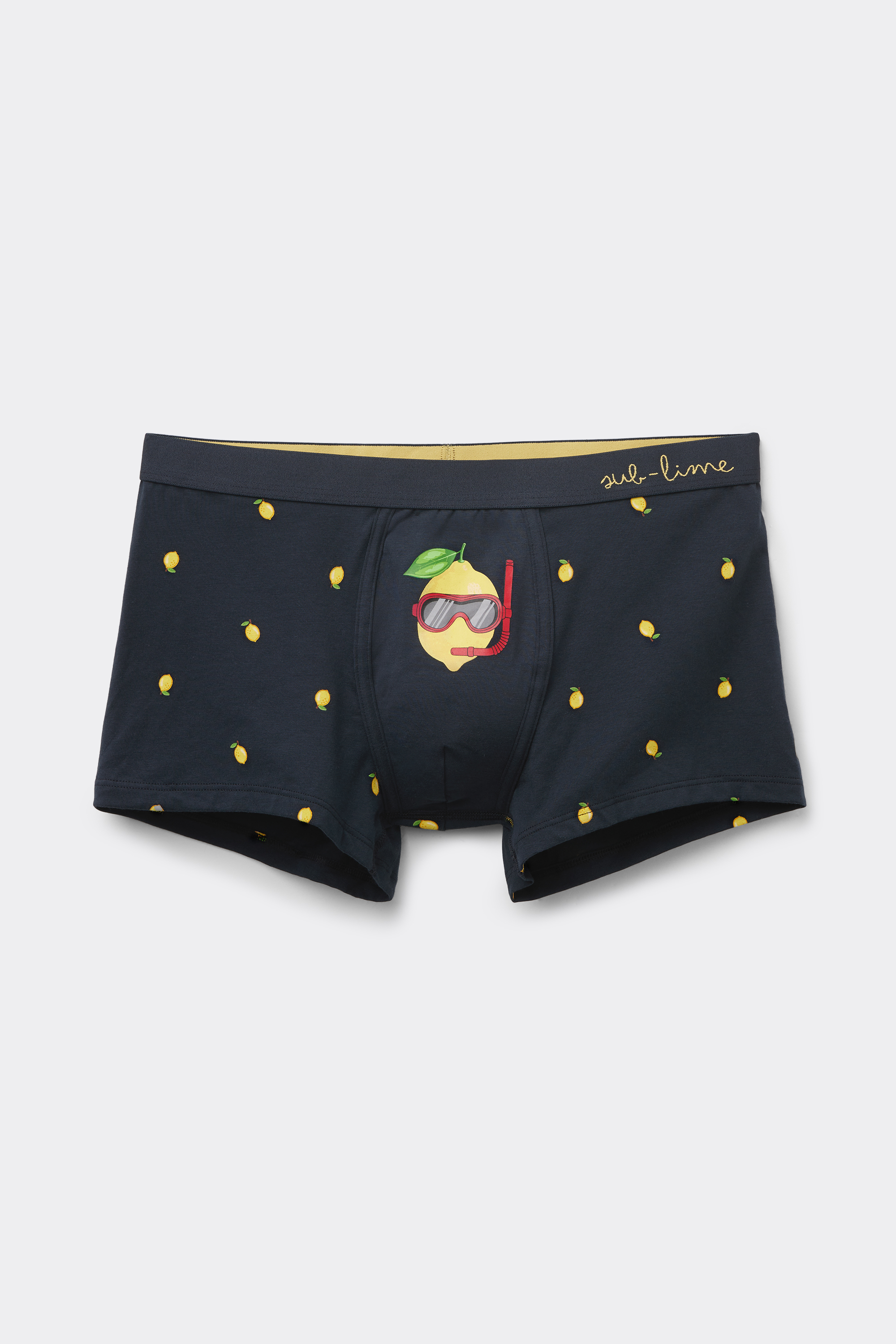 Boxer Cotone Superior Stampa Sub-Lime