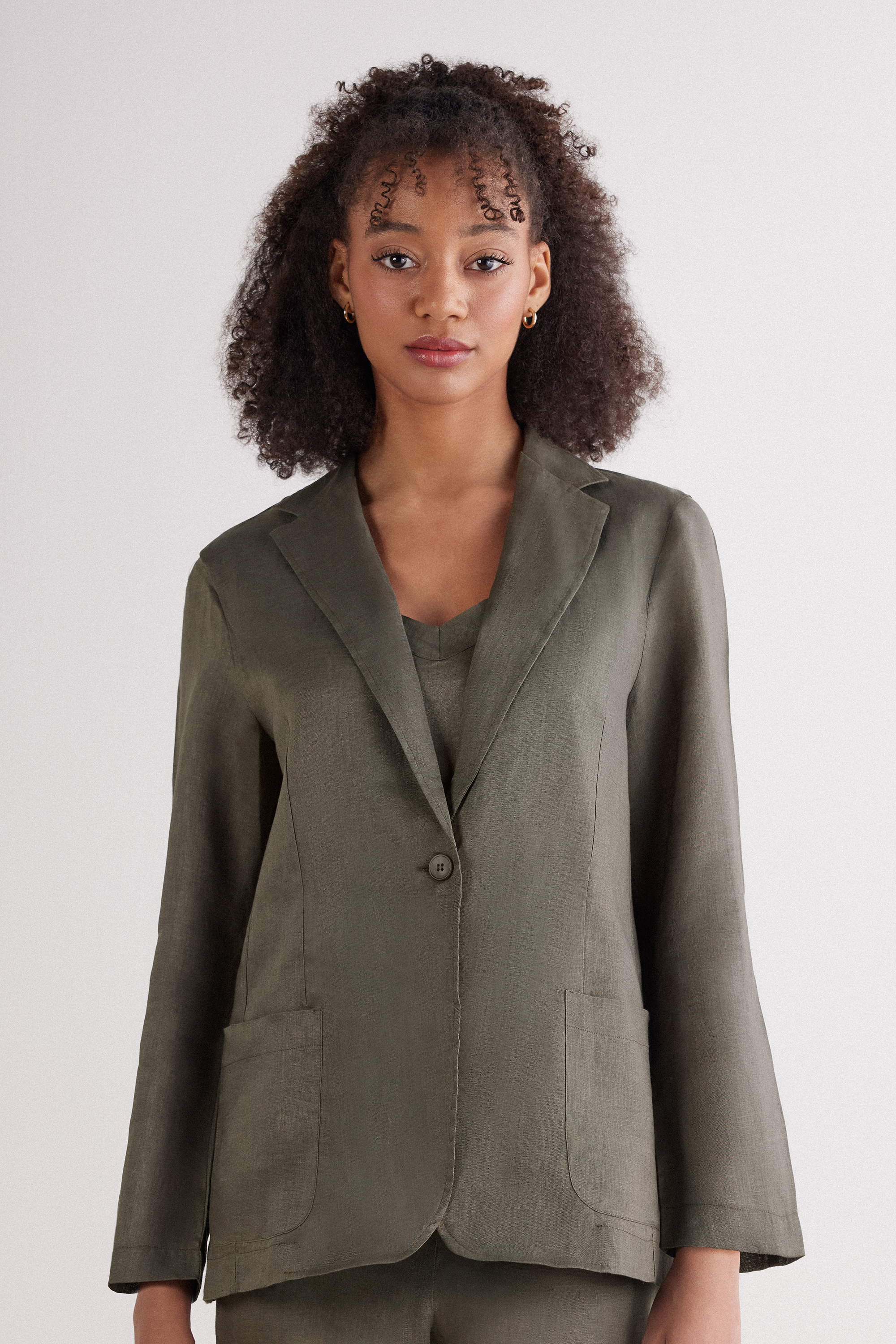 Giacca in Tela di Lino The Pure Linen