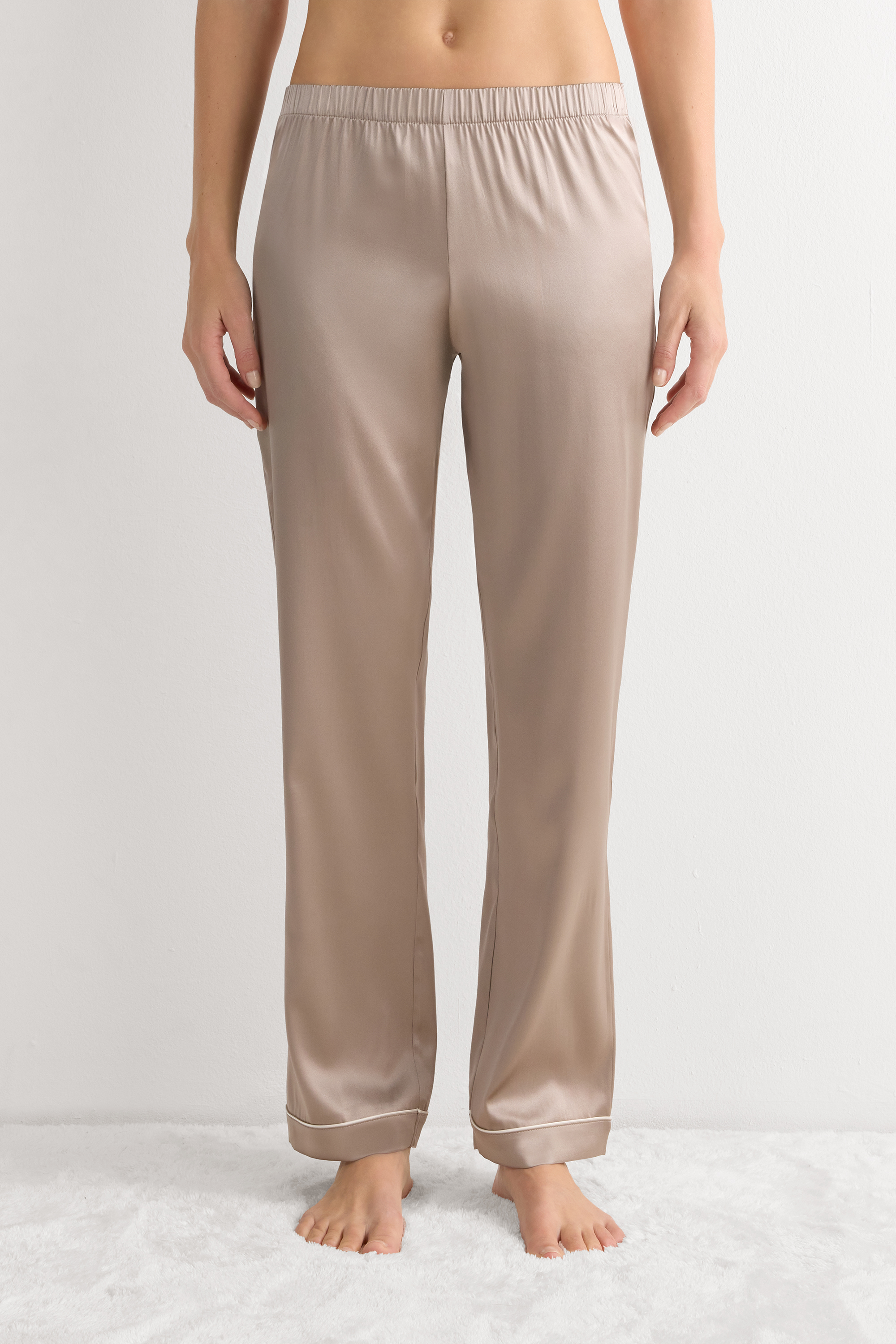 Pantalone lungo in Seta