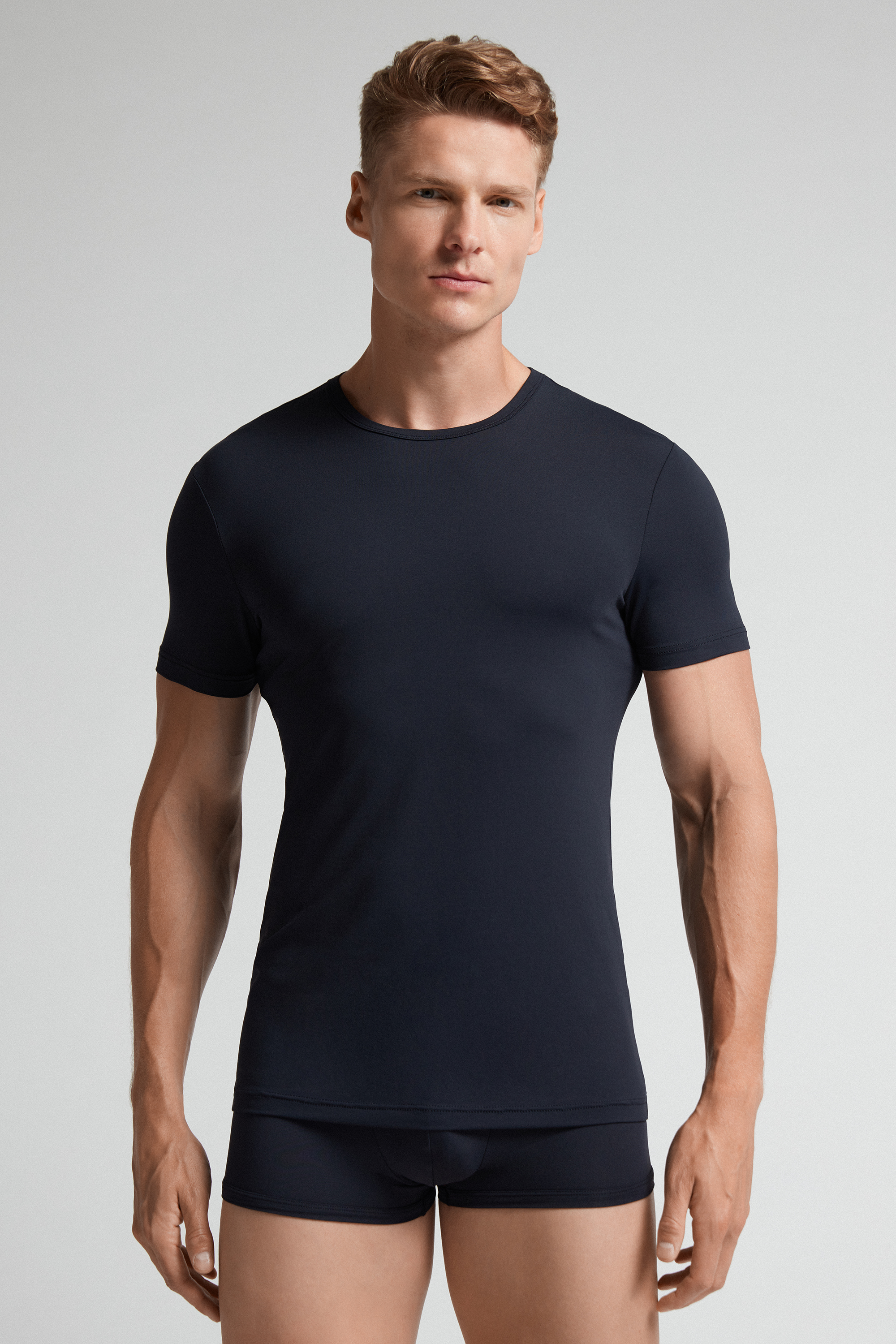 T-shirt in Microfibra