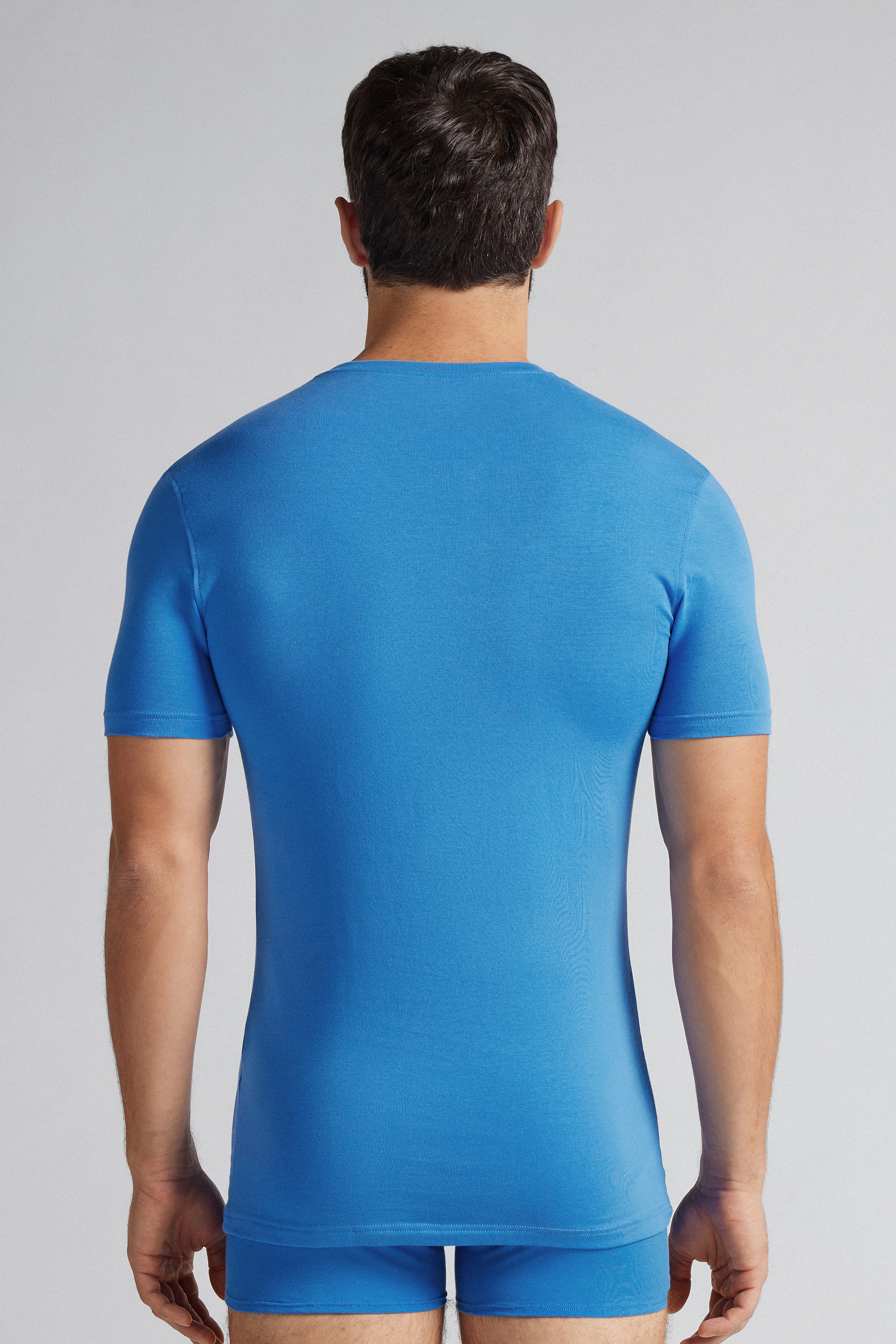 T-Shirt in Cotone Superior Elasticizzato