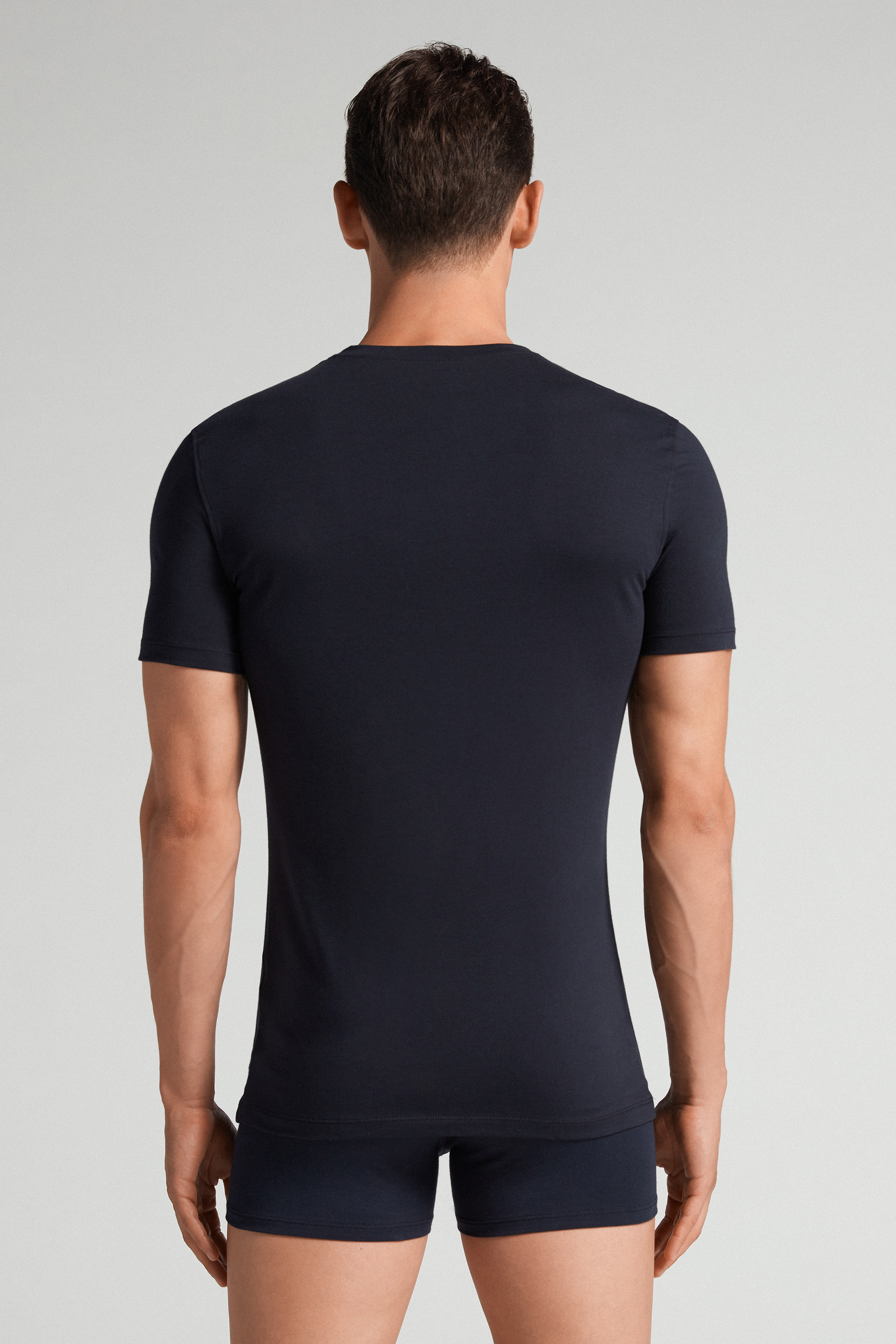 T-Shirt in Cotone Superior Elasticizzato